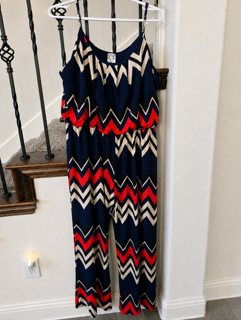 Naif Chevron Jumpsuit – Size XL